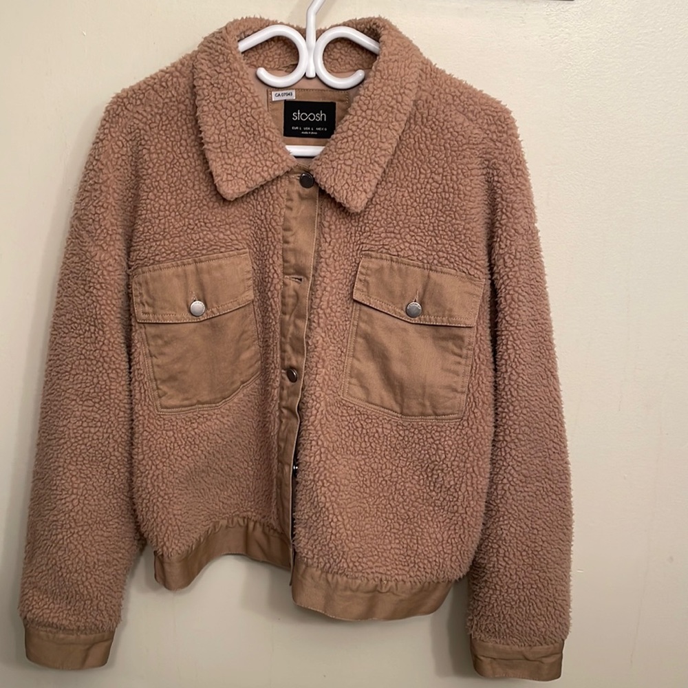 Beige Faux Jacket - stoosh